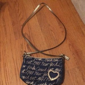 A over the shoulder coach bag